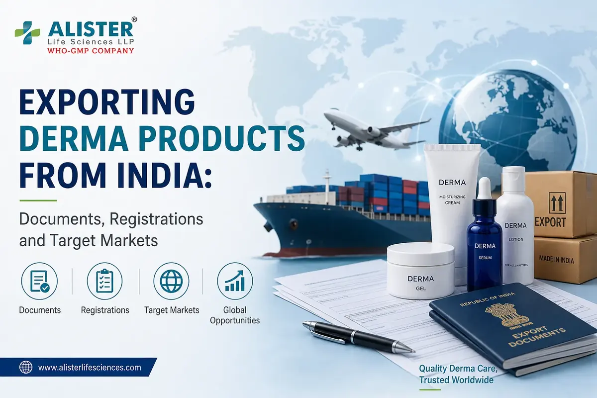 Exporting Derma Products From India: Documents, Registrations and Target Markets
