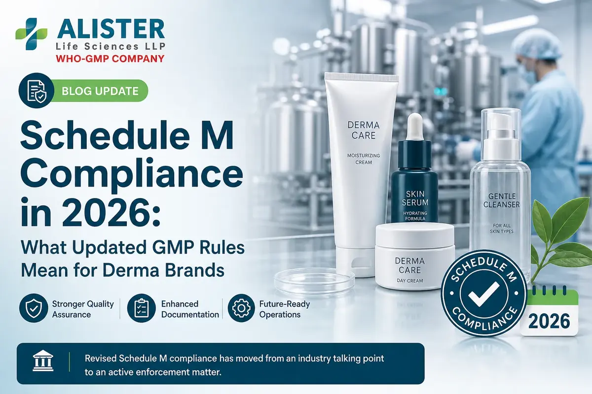 Schedule M Compliance in 2026: What Updated GMP Rules Mean for Derma Brands