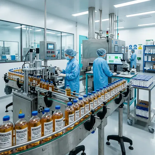 Minoxidil Solution Manufacturing