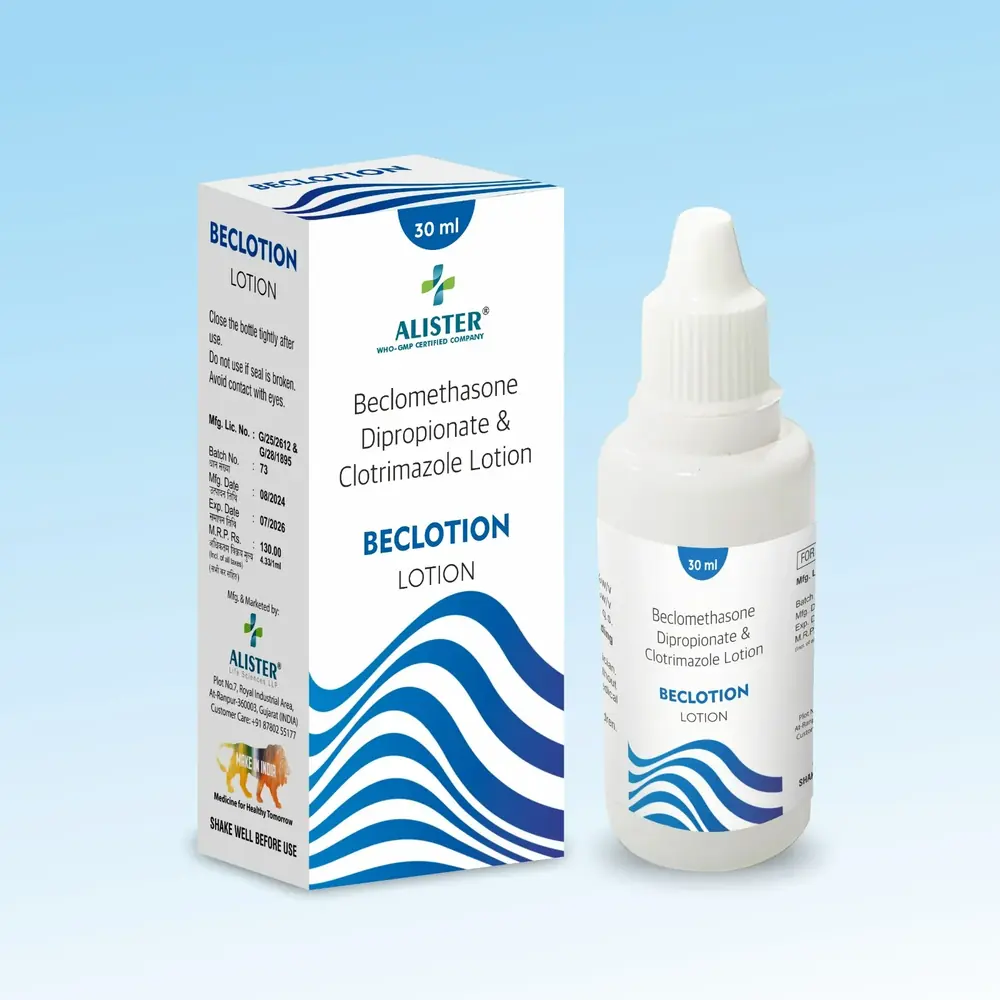 Beclotion – Beclomethasone Dipropionate 0.025% & Clotrimazole 1% by Alister Life Sciences