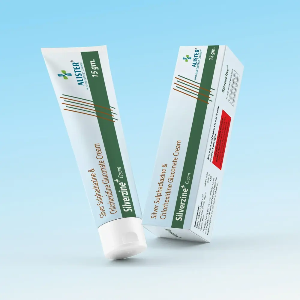 Silverzine+ – Silver Sulfadiazine 1% & Chlorhexidine Gluconate 0.20% by Alister Life Sciences