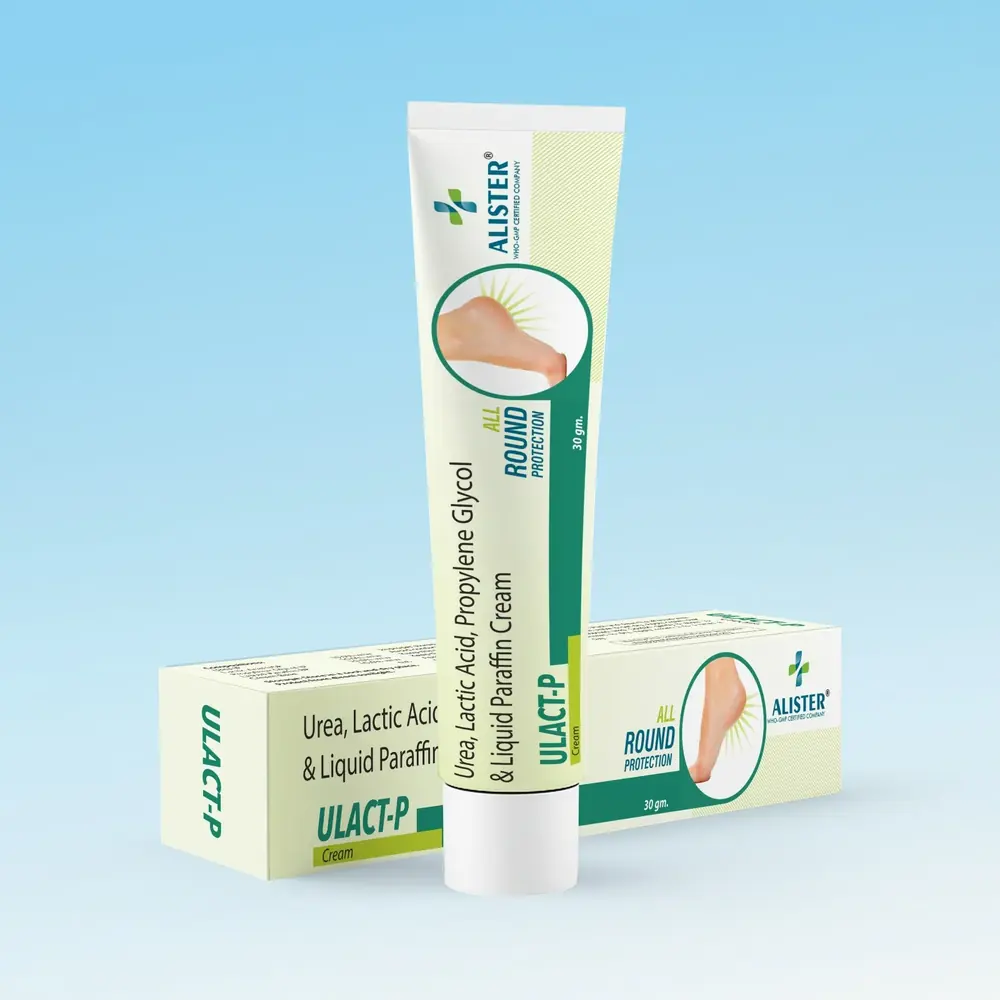 Ulact-P – Urea 10%, Lactic Acid 10%, Propylene Glycol 10% & Liquid Paraffin 10% by Alister Life Sciences